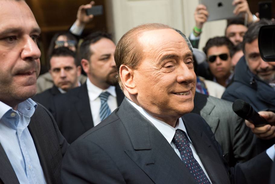Il sorriso di Berlusconi. LaPresse